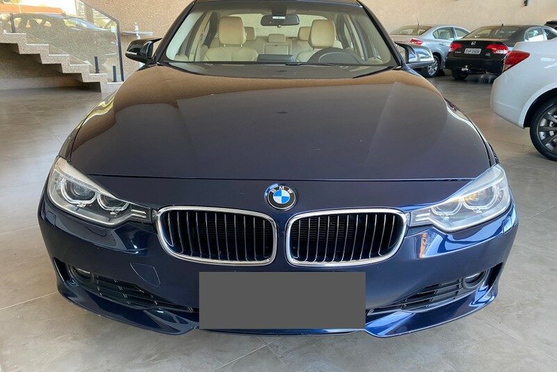 BMW 320I 2.0 16V TURBO ACTIVE FLEX 4P AUTOMÁTICO ANO 2015 COR AZUL