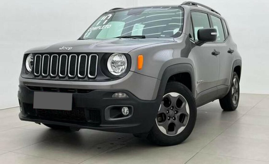 JEEP RENEGADE 1.8 16V FLEX SPORT 4P MANUAL ANO 2017 COR CINZA