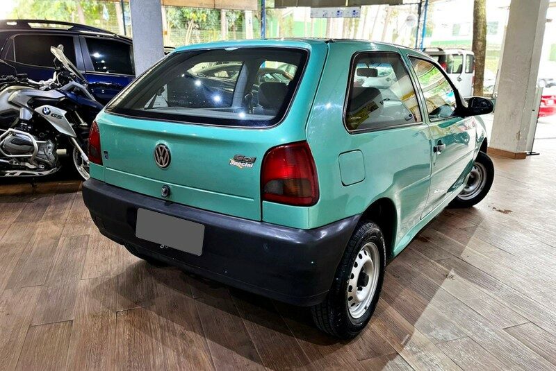 VOLKSWAGEN GOL 1.0 MI SPECIAL 8V GASOLINA 2P MANUAL ANO 2000 COR VERDE