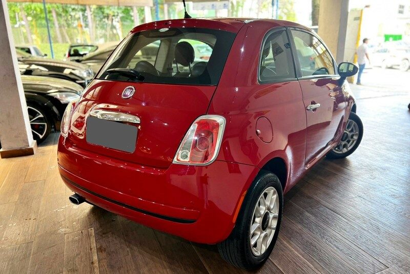 FIAT 500 1.4 CULT 8V FLEX 2P MANUAL ANO 2014 COR VERMELHO